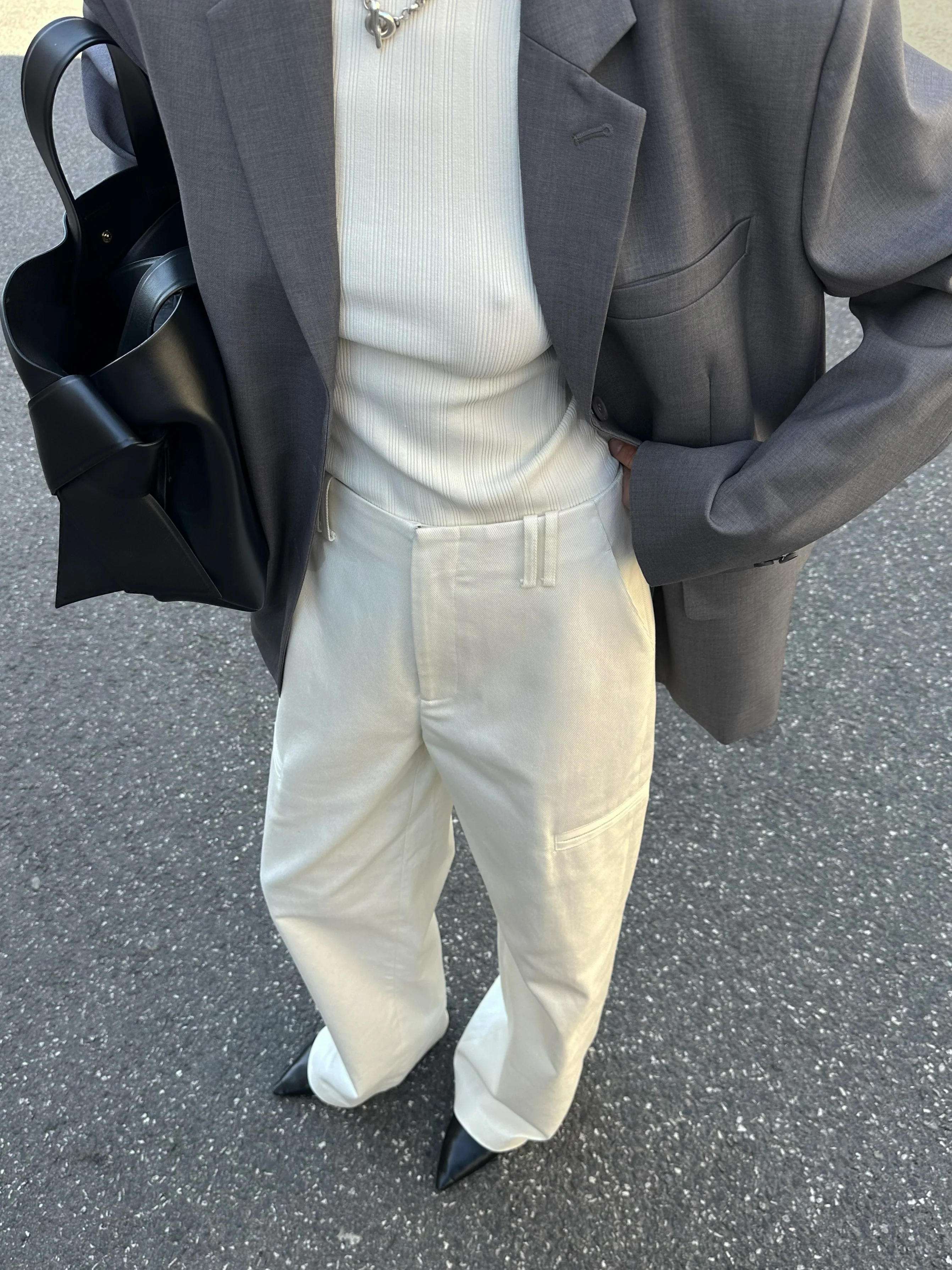 MAEVE BOXY BLAZER | grey - Image 5