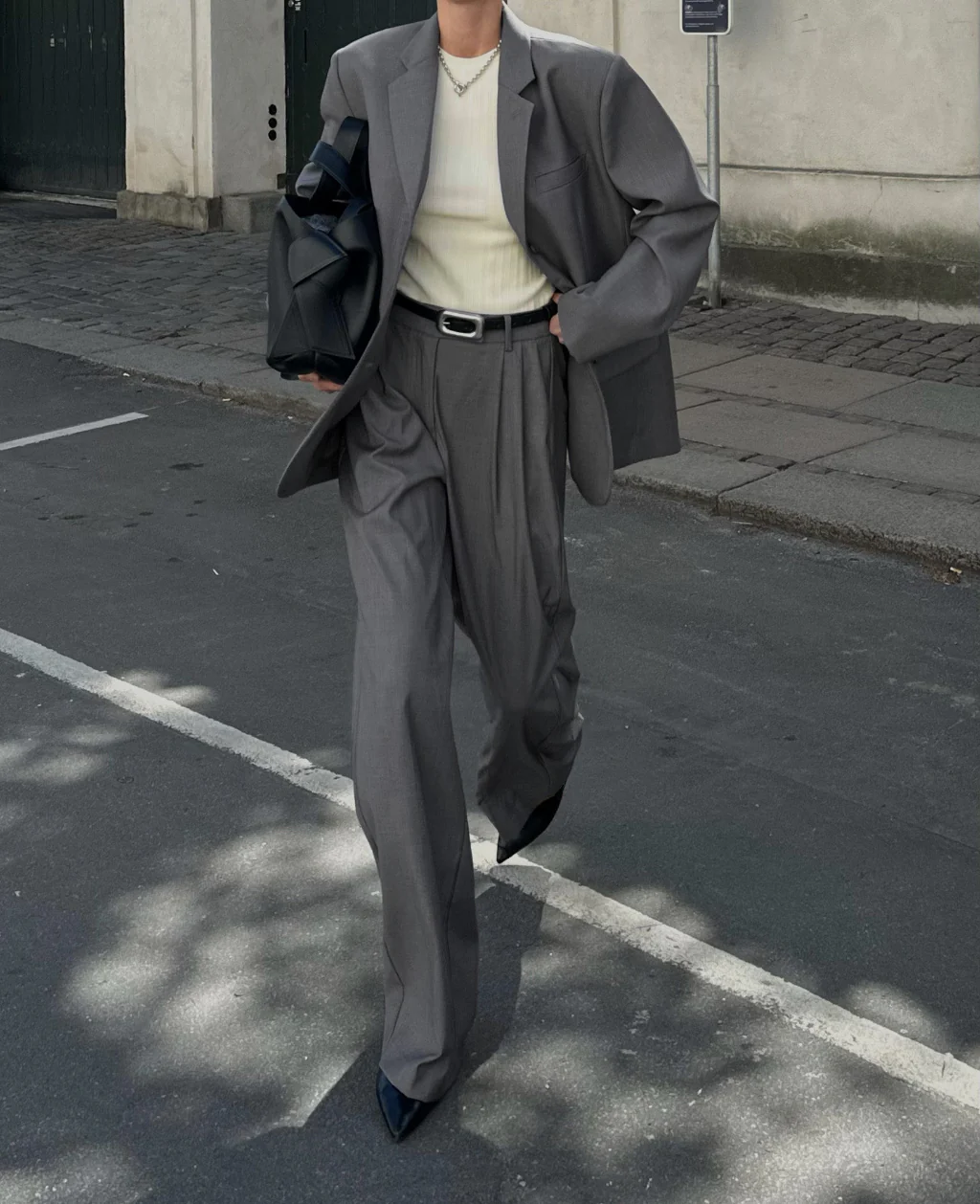 MAEVE BOXY BLAZER | grey - Image 4